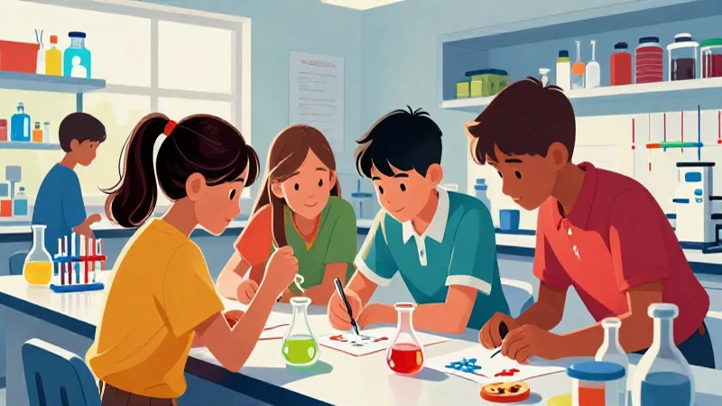 Proyectos escolares Sexto grado de Primaria 2025-2026 16 Alumnos colaboran en ciencia, ilustración vibrante