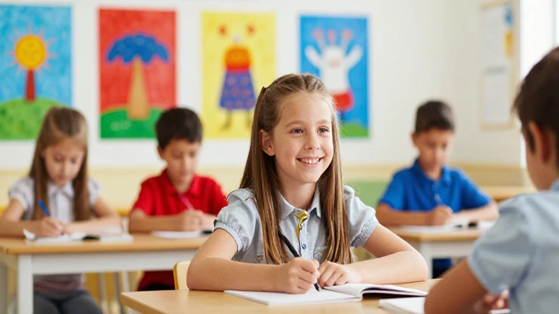 Proyectos escolares Tercer grado de Primaria (2025-2026) 16 Niños aprenden en un ambiente vibrante y colorido