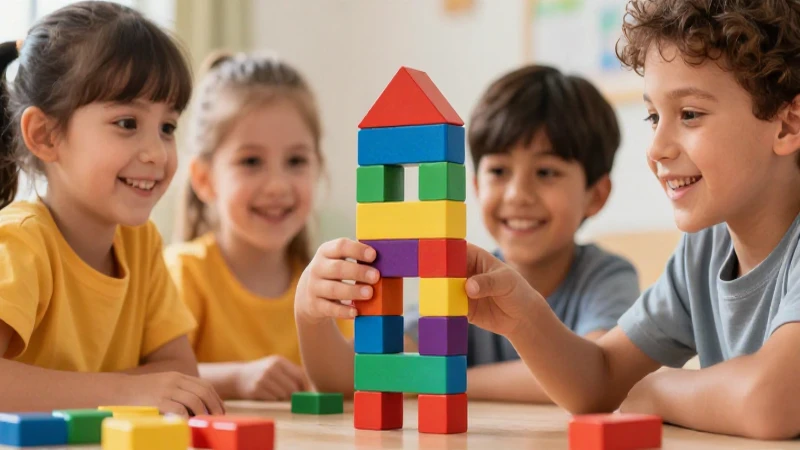 Proyectos escolares Tercer grado de Primaria (2025-2026) 21 Niños colaboran en arte infantil optimista