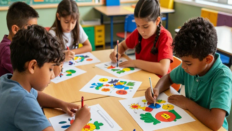 Proyectos escolares Tercer grado de Primaria (2025-2026) 26 Aula diversa y vibrante con enfoque profesional