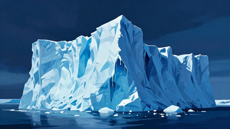 Rompe el hielo en colores dramáticos