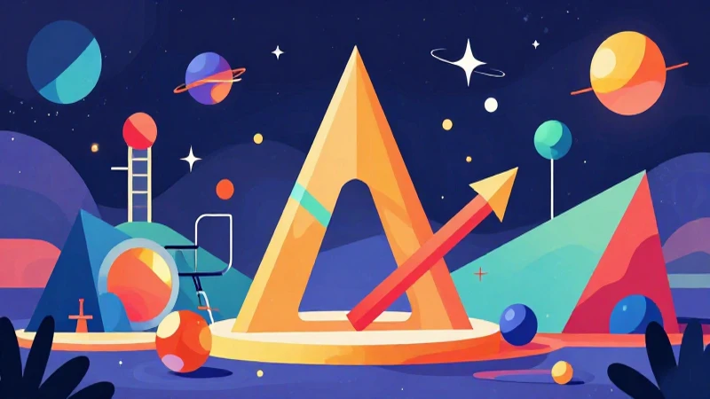 Ilustración científica moderna y dinámica