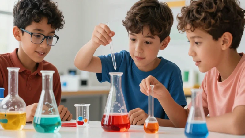 SABERES y PENSAMIENTO CIENTÍFICO: ¡Descubre su IMPORTANCIA! 10 Niños exploran ciencia con vectores vibrantes