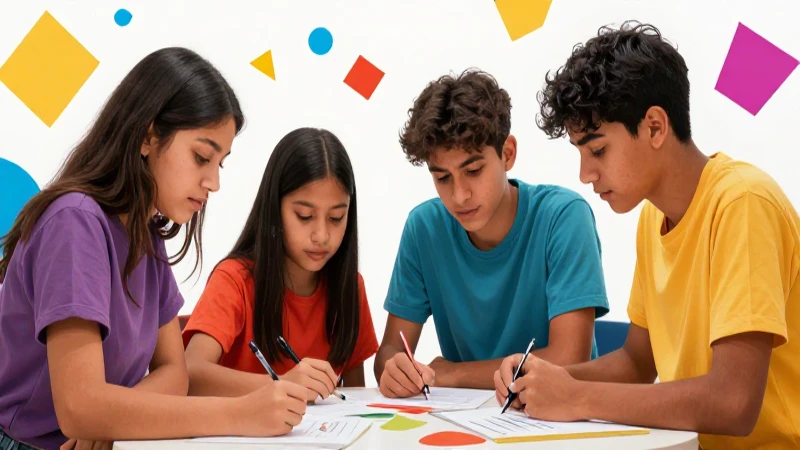 Estudiantes mexicanos colaboran en arte vibrante y dinámico