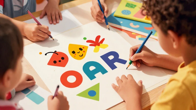 Ilustración educativa moderna y alegre