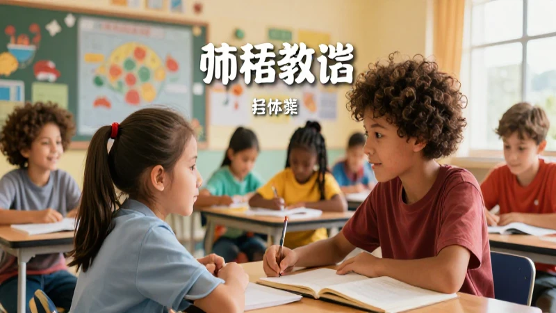 Ilustración vibrante muestra estudiantes diversos aprendiendo