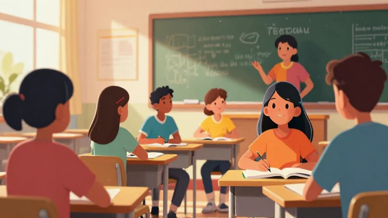 Ilustración vibrante y profesional para aprendizaje conciso
